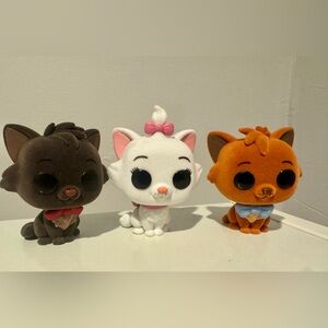 Disney Aristocats Flocked Funko Pop Collection